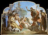 Giovanni Battista Tiepolo Famous Paintings - John the Baptist Preaching